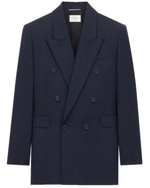 Saint Laurent Blazers - Blue
