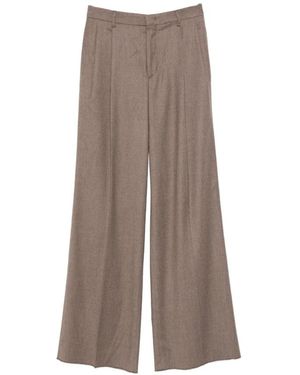 Tagliatore Damenbekleidung Hosen Marrone Aw25 - Braun