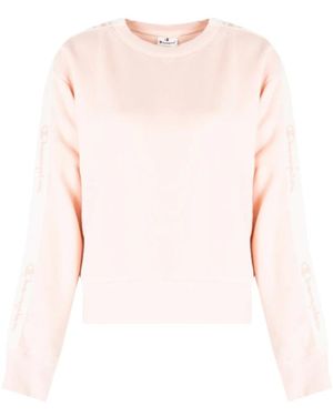 Champion Hoodies & Sweatvesten ,Roze ,Katoen C-Neck Sweatshirt