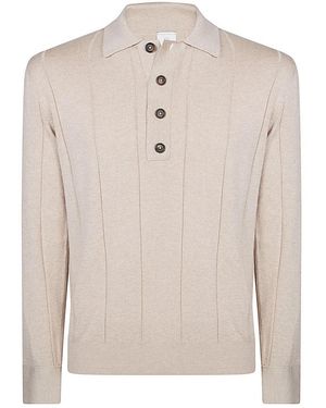 Eleventy Round-Neck Knitwear - Natural