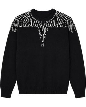 Marcelo Burlon Round-Neck Knitwear - Negro