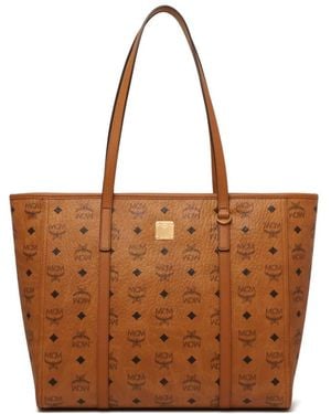 MCM Tassen ,Bruin ,Katoen Liz Tote Bag