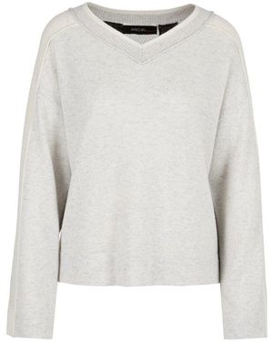 Marc Cain V-Neck Knitwear - Gris