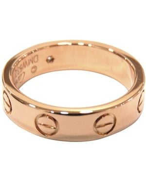 Cartier Anillo Amor 18K Metal Oro Rosa Rosa