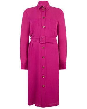 Moschino Kleedjes ,Roze ,Herenjurk Met Riem