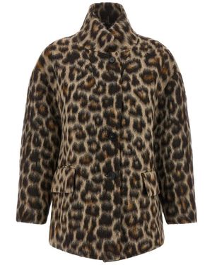 Alberto Biani Oversize Caban - Zwart