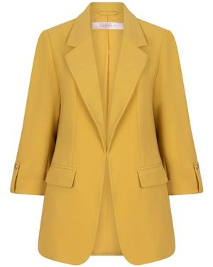 EsQualo Turn Up City Blazer - Gelb