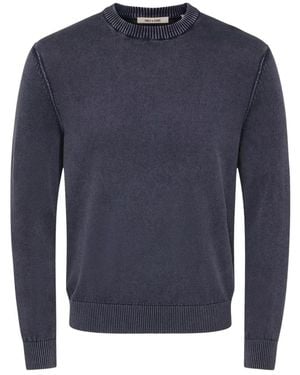 Only & Sons Round-Neck Knitwear - Blue