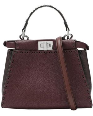 Fendi Tassen ,Bruin ,Handbags - Paars