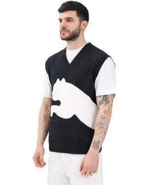 PUMA Sleeveless Jumpers - Black