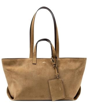 A.P.C. Tote Bags - Marrone