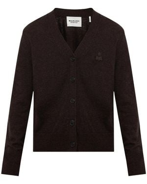 Isabel Marant Truien & Vesten ,Bruin ,Katoen Karina Cardigan - Zwart