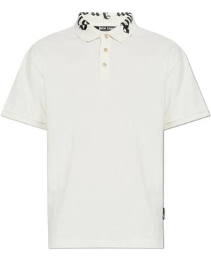 Palm Angels Polo Shirts - White