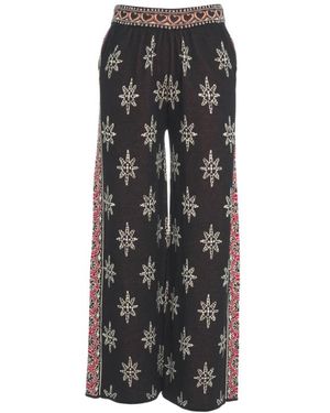 FARM Rio Wide Trousers - Nero