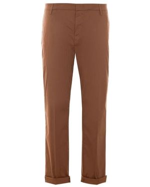 Dondup Cropped Trousers - Brown