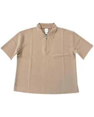 Calvin Klein Polo Shirts - Natural