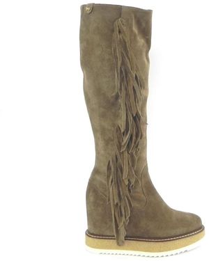 BELLE VIE Over-The-Knee Boots - Green
