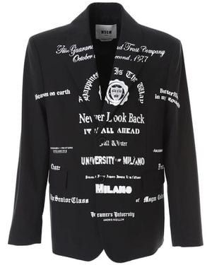 MSGM Blazers - Negro