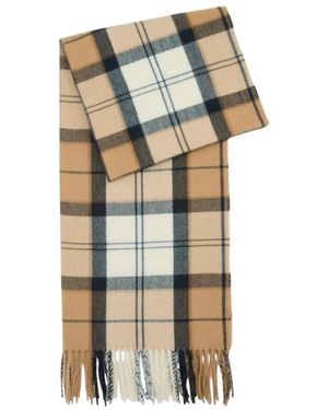 Barbour Winter Scarves - Natural