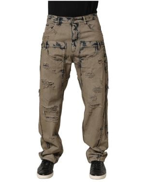 Dolce & Gabbana Straight Fit Jeans - Grey