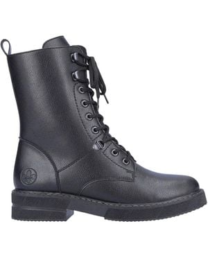 Rieker Lace-Up Boots - Blue