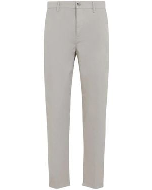Canali Broeken ,Katoen Carrot Chino Broek - Grijs