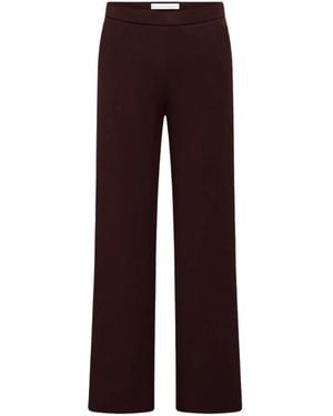 RAFFAELLO ROSSI Broeken ,Bruin ,Wijde Broek - Paars