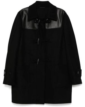 Givenchy Single-Breasted Coats - Black