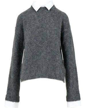Aniye By Round-Neck Knitwear - Bleu