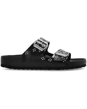 Birkenstock Arizona Nietenrand Klein Schmal - Schwarz