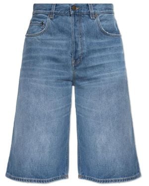Haikure Denim Shorts - Blue