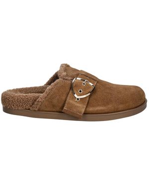 Blauer Mules - Marrón