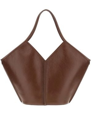 Hereu Calella Tote - Braun