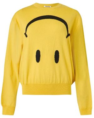 Moschino Maglione Smile - Geel