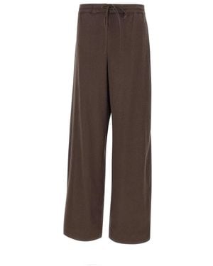 Vince Wide Trousers - Brown