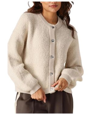 Moss Copenhagen Nerida Knit Jacket - Naturel