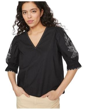 Vila Top Sella Donna - Schwarz