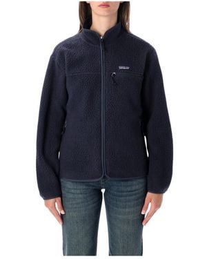 Patagonia Fitness ,Blauw ,Polyester Retro Pile Fleece Jas
