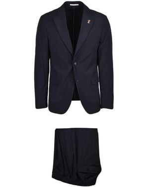 Pal Zileri Single Breasted Suits - Blue