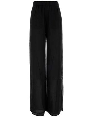 ANDAMANE Wide Trousers - Noir