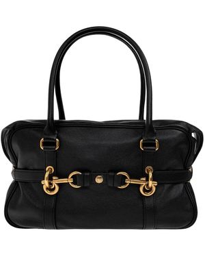Burberry Tassen ,Zwart ,Leer Calf Leather Tote Bag