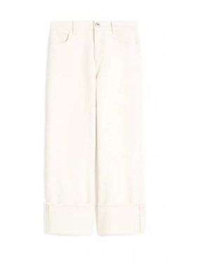 Weekend by Maxmara Cropped Jeans - Blanco