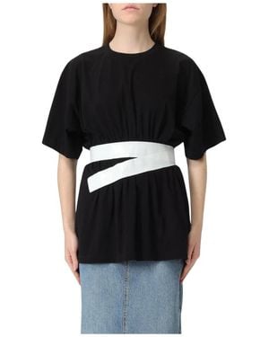 MM6 by Maison Martin Margiela T-Shirts - Black