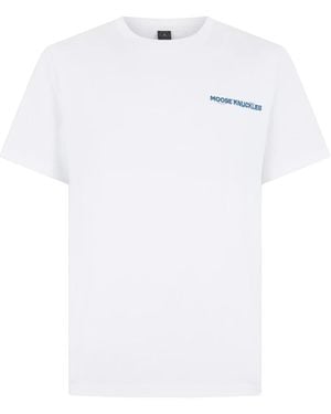 Moose Knuckles T-Shirts - Weiß