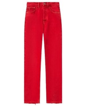 Isabel Marant Rechte Jeans - Rood