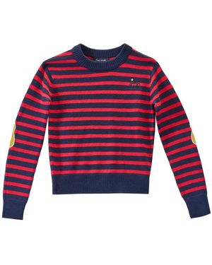 Marc Jacobs Joy Striped Crewneck - Rood