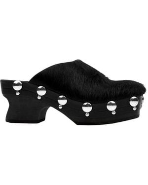 Scholl Schoenen ,Zwart ,Leer Pescura Koa Clogs