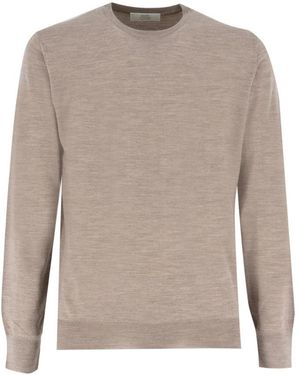 Mauro Ottaviani Elegant crew neck sweater - Grau