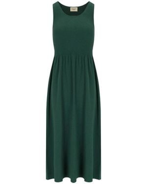 Weekend by Maxmara Kleedjes ,Groen ,Polyester Calibri Gebreide Jurk
