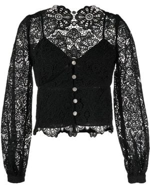 Self-Portrait Blouses - Black